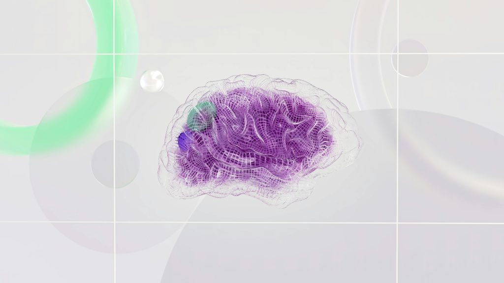 pexels-photo-17483868-17483868 3D rendered abstract design featuring a digital brain visual with vibrant colors.